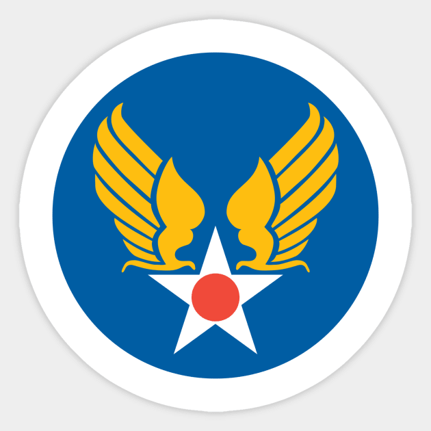 USAAF Patch Sticker by Tailgunnerstudios